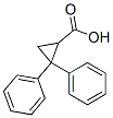 2,2-二苯基环丙烷羧酸结构式_7150-12-1结构式