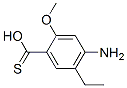 2-甲氧基-4-氨基-5-乙硫基苯甲酸结构式_71675-86-0结构式