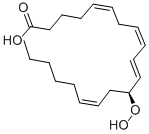 12-(S)-过氧化氢-5Z,8Z,10E,14Z-二十碳四烯酸结构式_71774-10-2结构式