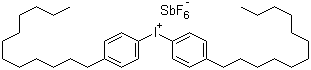 双(4-十二烷基苯)碘鎓六氟锑酸盐结构式_71786-70-4结构式