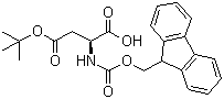 Fmoc-L-天冬氨酸 beta-叔丁酯结构式_71989-14-5结构式