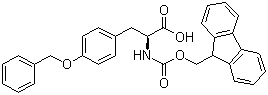 Fmoc-O-苄基-L-酪氨酸结构式_71989-40-7结构式