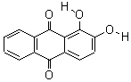 1,2-二羟基蒽醌结构式_72-48-0结构式