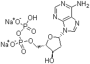 2-脱氧腺苷-5-二磷酸二钠盐结构式_72003-83-9结构式