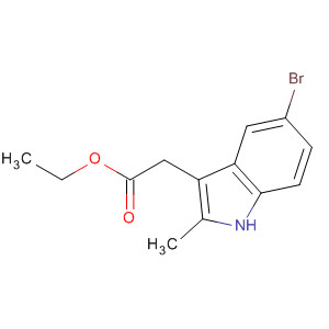 5-溴-2-甲基-3-吲哚乙酸乙酯结构式_72016-68-3结构式