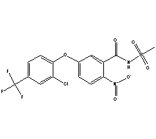 氟磺胺草醚结构式_72178-02-0结构式