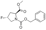 (2S,4R)-4-fluoro-1,2-Pyrrolidinedicarboxylic acid 2-methyl 1-(phenylmethyl) ester Structure,72180-24-6Structure