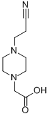 [4-(2-氰基-乙基)-哌嗪-1-基]-乙酸结构式_722491-37-4结构式