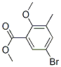 5-溴-2-甲氧基-3-甲基苯甲酸甲酯结构式_722497-32-7结构式