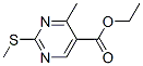 2-甲基硫代-4-甲基-5-嘧啶羧酸乙酯结构式_7234-25-5结构式