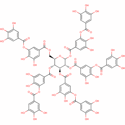 鞣酸结构式_72401-53-7结构式