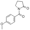 阿尼西坦结构式_72432-10-1结构式