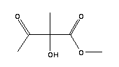 2-羟基-2-甲基-3-氧代丁酸甲酯结构式_72450-34-1结构式