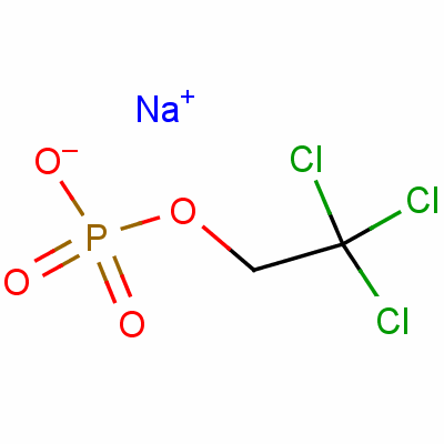 磷酸三氯乙酯钠结构式_7246-20-0结构式