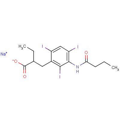 酪泮酸钠结构式_7246-21-1结构式