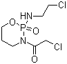 3-(2-氯乙酰基)-2-[(2-氯乙基)氨基]四氢-2H-1,3,2-噁磷-2-氧化物结构式_72578-71-3结构式