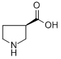 (S)-吡咯烷-3-甲酸结构式_72580-54-2结构式