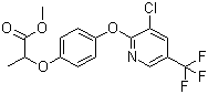 高效氟吡甲禾灵结构式_72619-32-0结构式