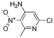 6-Chloro-2-methyl-3-nitro-4-pyridinamine Structure,726206-68-4Structure