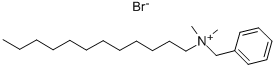 十二烷基二甲基苄基溴化铵结构式_7281-04-1结构式