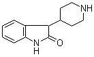 3-(4-哌啶基)-2-吲哚啉酮结构式_72831-89-1结构式