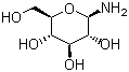 beta-D-吡喃葡萄糖胺结构式_7284-37-9结构式