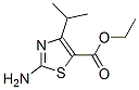 2-氨基-4-异丙基噻唑-5-羧酸乙酯结构式_72850-76-1结构式