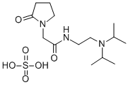 硫酸普拉西坦结构式_72869-16-0结构式