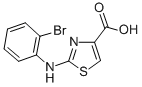 2-(2-溴苯氨基)噻唑-4-羧酸结构式_728918-56-7结构式