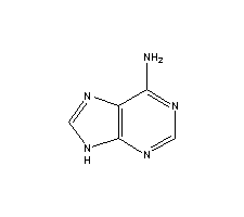 腺嘌呤结构式_73-24-5结构式