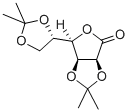 6-(2,2-二甲基-[1,3]二氧杂烷-4-基) -2,2-二甲基-二氢-呋喃并[3,4-d][1 ,3]二氧代-4-酮结构式_7306-64-1结构式