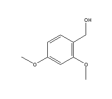 2,4-二甲氧基苄醇结构式_7314-44-5结构式