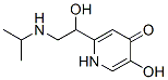 (9ci)-5-羟基-2-[1-羟基-2-[(1-甲基乙基)氨基]乙基]-4(1H)-吡啶酮结构式_732194-12-6结构式
