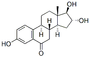 3,16Α,17Β-三羟基-1,3,5(10)-雌甾三烯-6-酮结构式_7323-86-6结构式