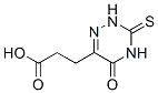 3-(5-氧代-3-硫氧基-2,3,4,5-四氢-[1,2,4]噻嗪-6-基)-丙酸结构式_7338-78-5结构式