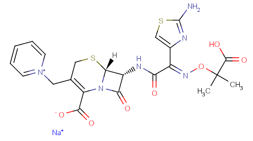 Ceftazidime sodium Structure,73547-61-2Structure