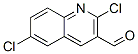 2,6-二氯喹啉-3-甲醛结构式_73568-41-9结构式