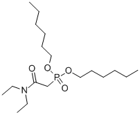 N,n-diethylcarbamylmethylenephosphonic acid di-n-hexyl ester Structure,7369-66-6Structure