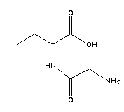 N-glycyl-dl-2-aminobutyric acid Structure,7369-76-8Structure