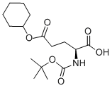 叔丁氧羰基-L-谷氨酸 5-环己酯结构式_73821-97-3结构式
