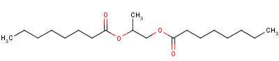 丙二醇二辛酸酯结构式_7384-98-7结构式