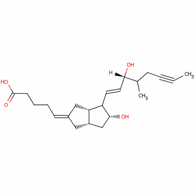 伊洛前列素结构式_73873-87-7结构式