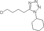 5-(4-氯丁基)-1-环己基四氮唑结构式_73963-42-5结构式