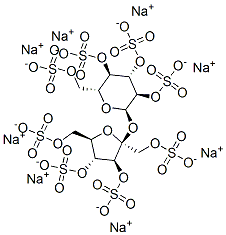 蔗糖八硫酸酯钠结构式_74135-10-7结构式