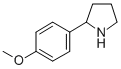 2-(4-Methoxyphenyl)pyrrolidine Structure,74190-66-2Structure