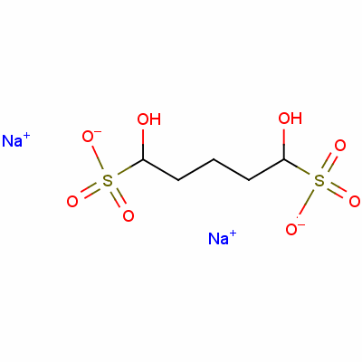 Glutaraldehyde sodium bisulfite addition compound Structure,7420-89-5Structure