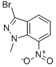 3-溴-1-甲基-7-硝基-1H-吲唑结构式_74209-37-3结构式