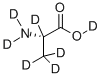L-丙氨酸 (D7)结构式_74280-71-0结构式