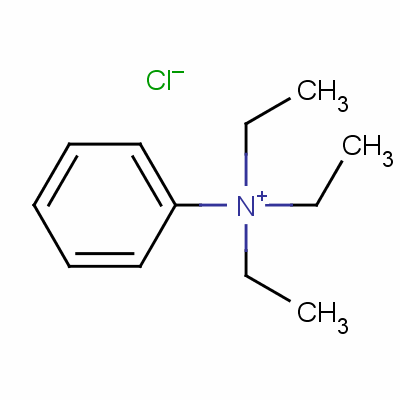 苯基三乙基氯化胺结构式_7430-15-1结构式
