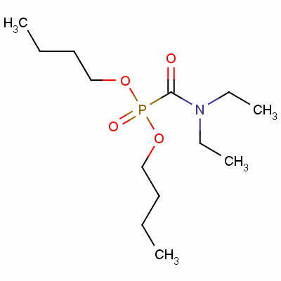 二丁基-二乙基氨基甲酰磷酸酯结构式_7439-69-2结构式